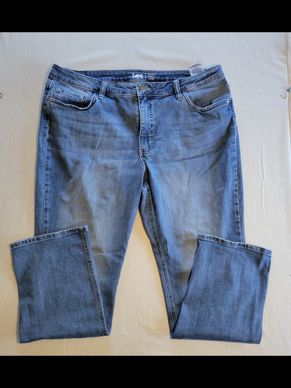 Lee Women’s Straight Jeans in Light Blue